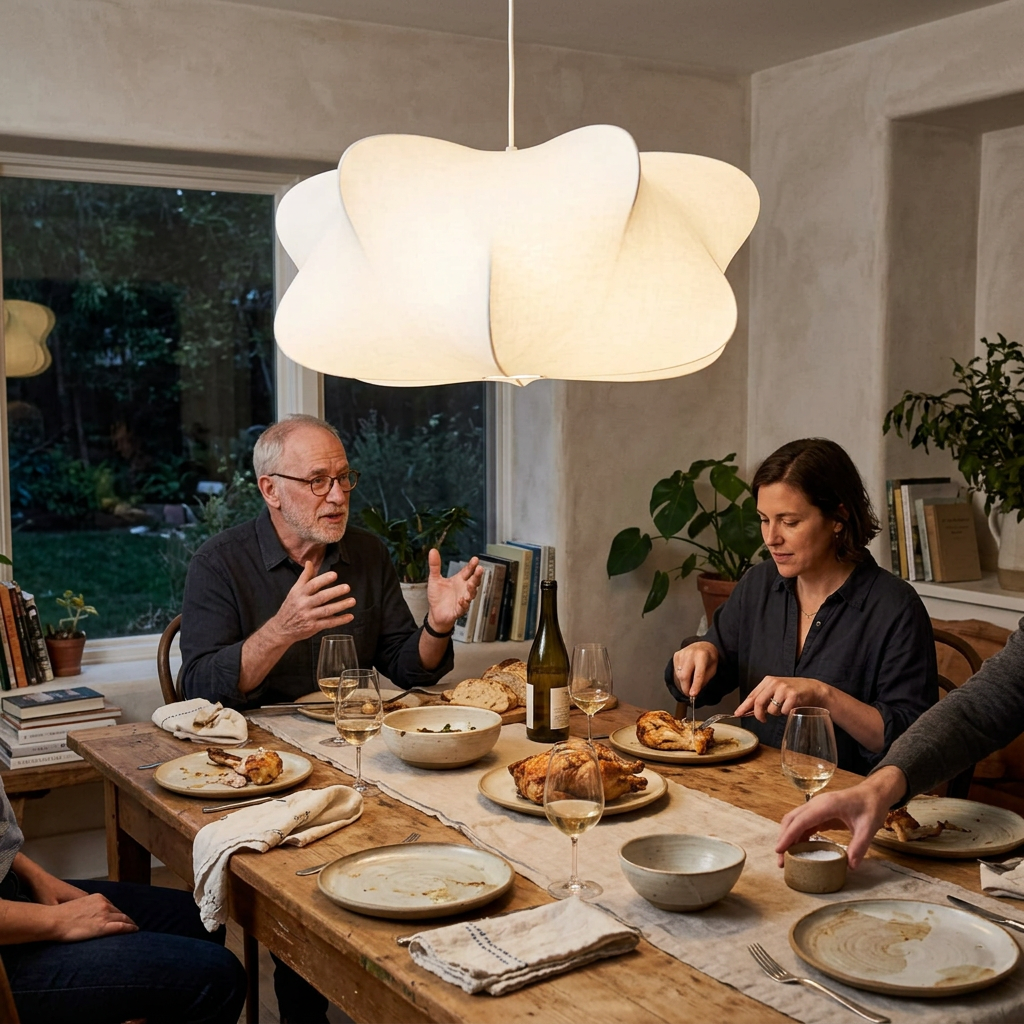 Elegant Cocoon Pendant Light