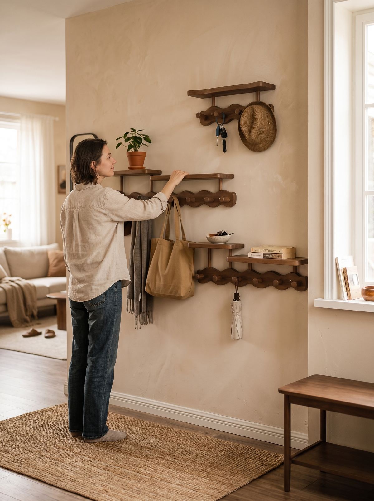 A Calm, Clutter Free Welcome