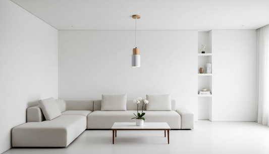 Industrial Metal Wood Pendant Light with Adjustable Height | Modern Kitchen Pendant Lighting for Stylish Indoor Spaces