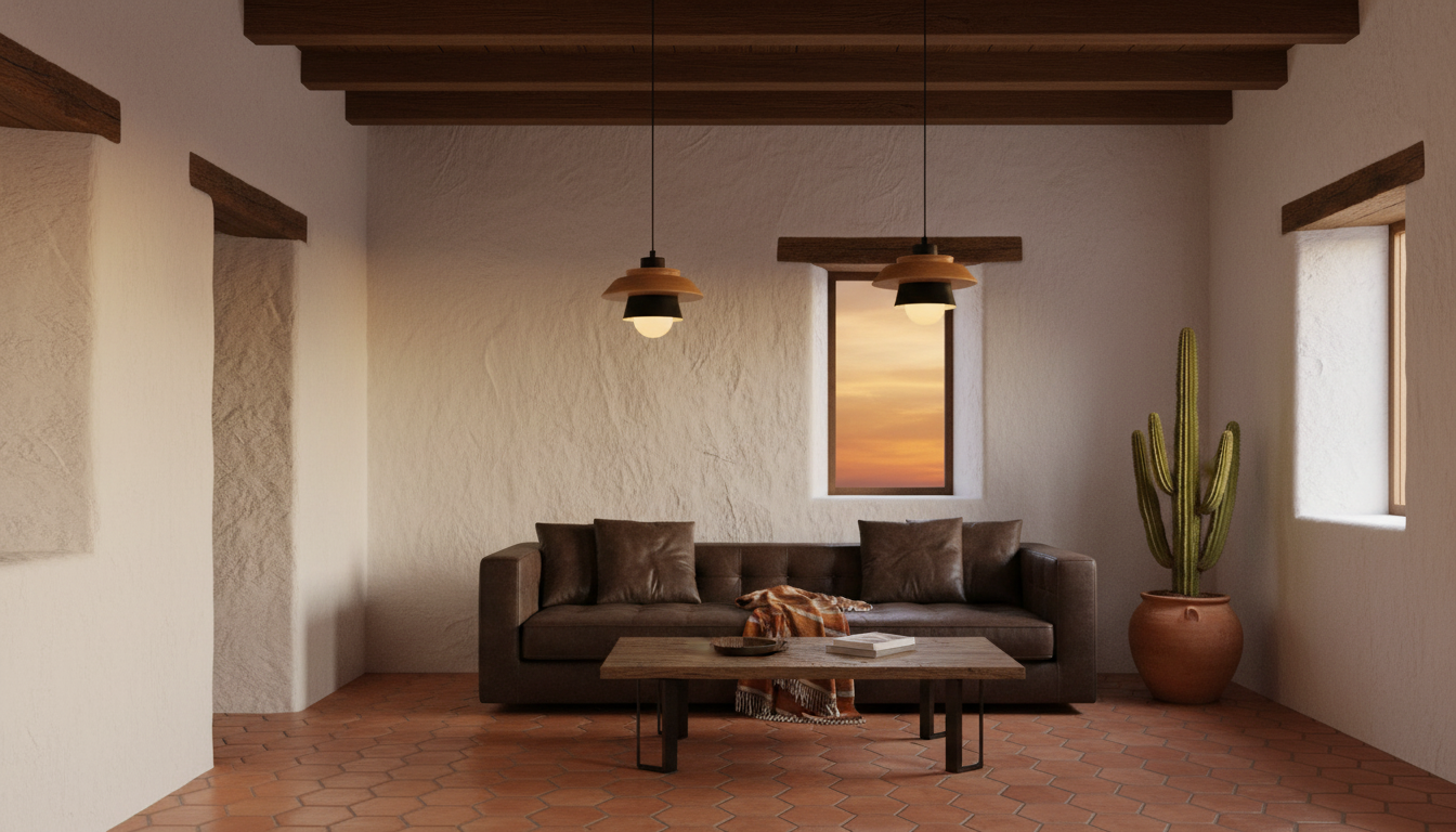 Nordic Nature | Black Pendant Light with Adjustable Height | Modern Design for Cozy Interiors