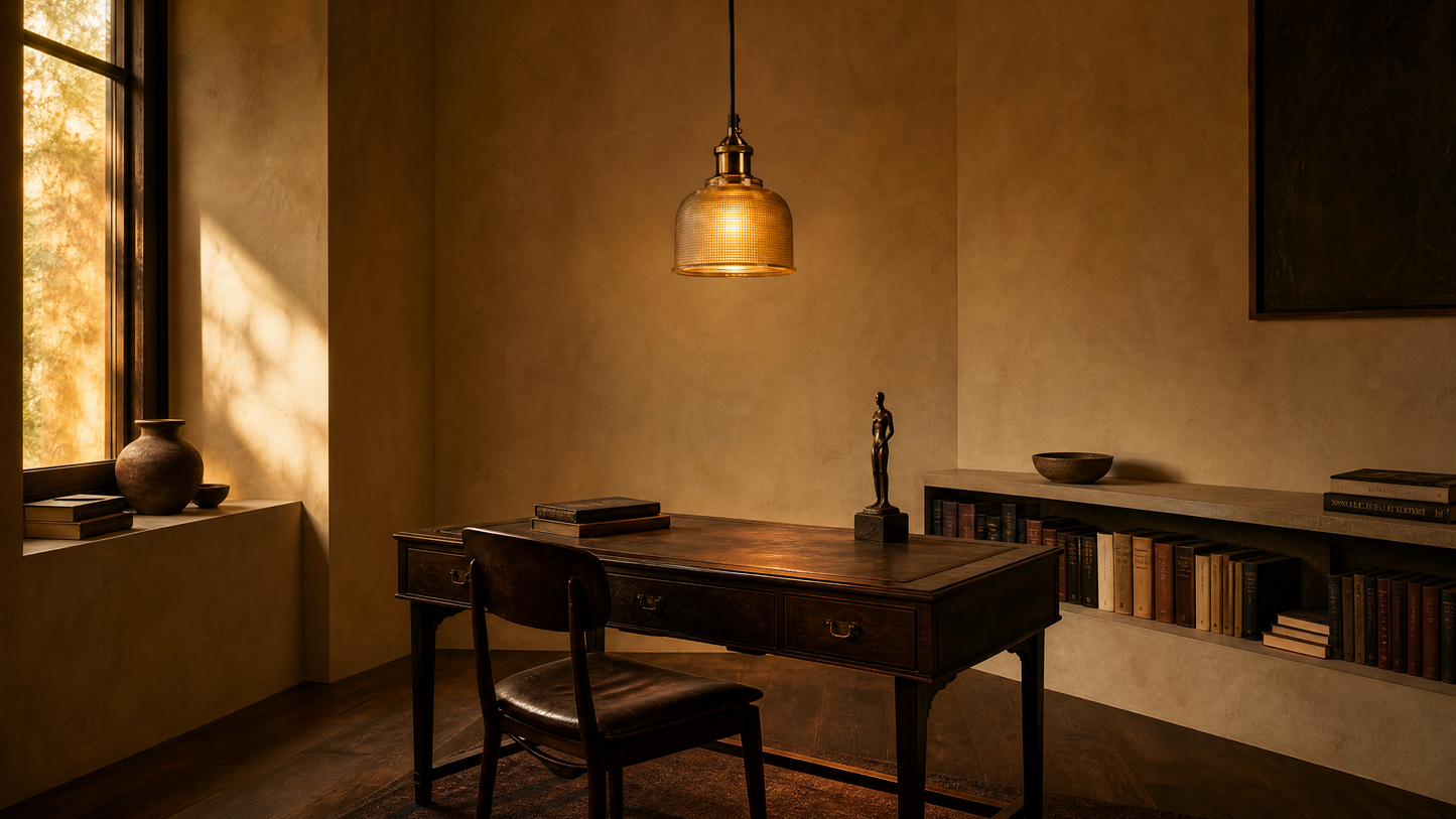 Vintage Charm | Glass Pendant Light with Adjustable Height | Elegant Kitchen Pendant Lighting for Stylish Illumination