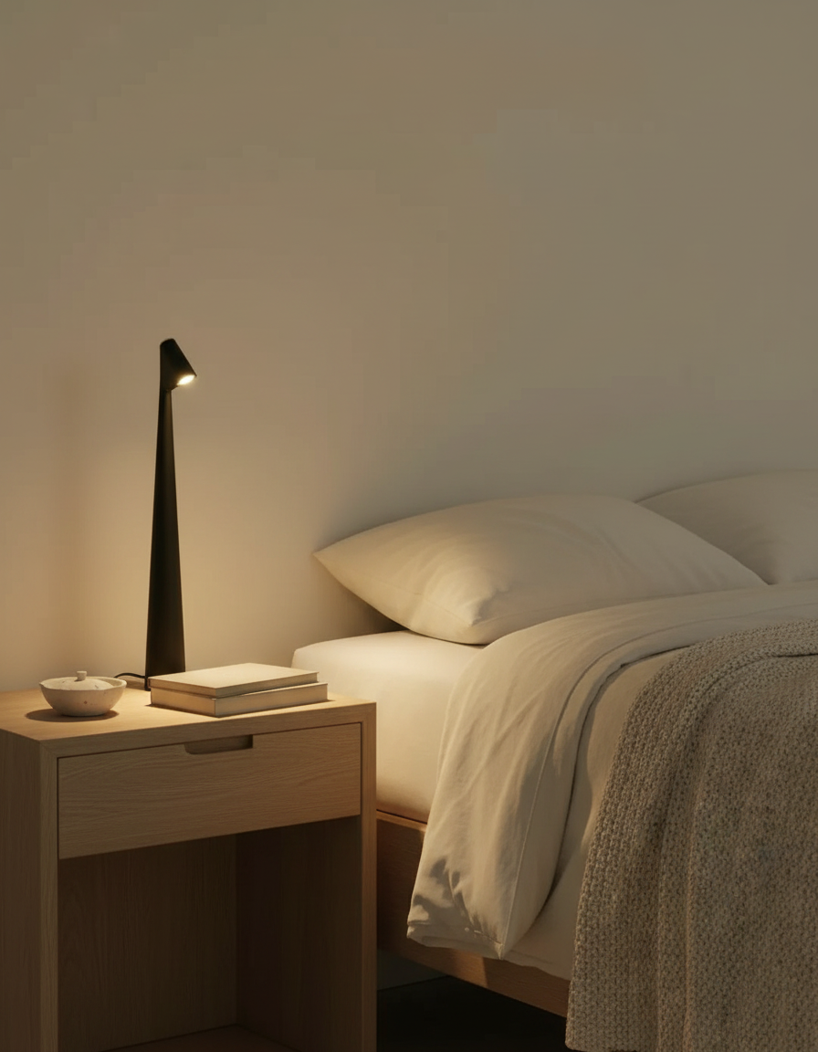 Sleek Wireless LED Minimalist Table Lamp for Indoor Use