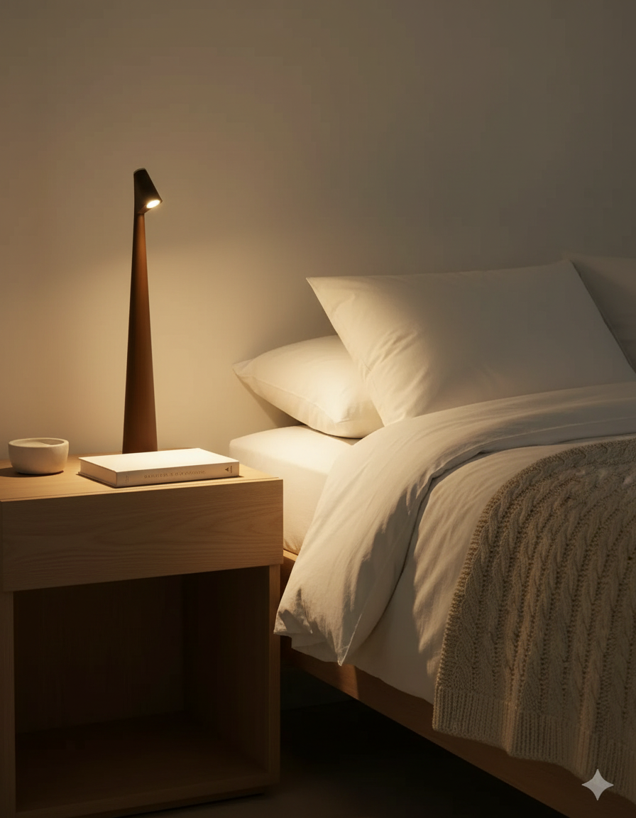 Sleek Wireless LED Minimalist Table Lamp for Indoor Use