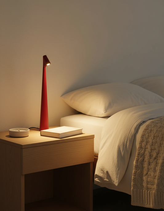 Sleek Wireless LED Minimalist Table Lamp for Indoor Use