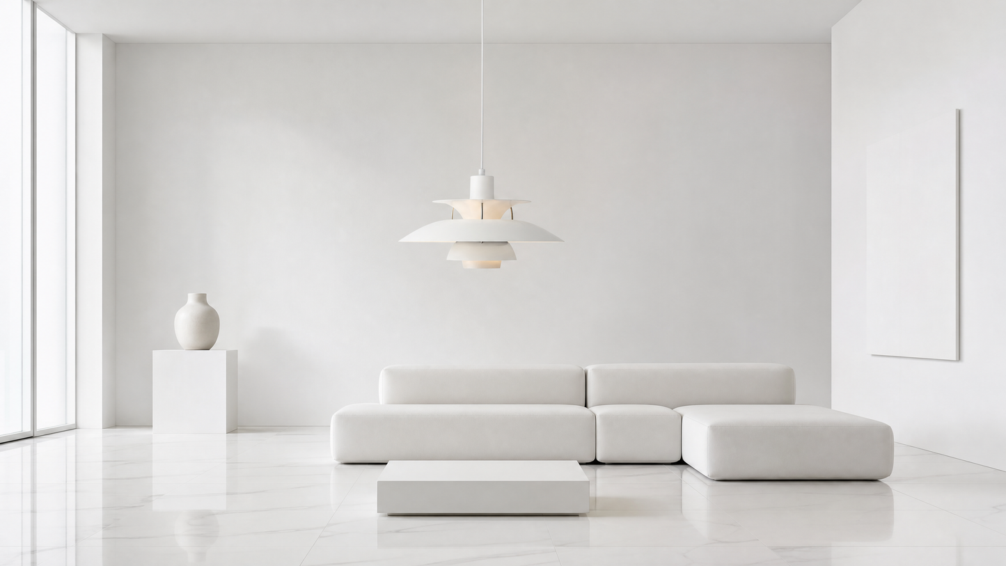 Scandinavian | Pendant Lamp with Umbrella Design & Colorful Finish | Stylish Lighting for Modern Indoor Spaces