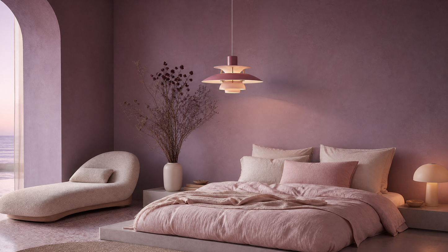 Scandinavian | Pendant Lamp with Umbrella Design & Colorful Finish | Stylish Lighting for Modern Indoor Spaces