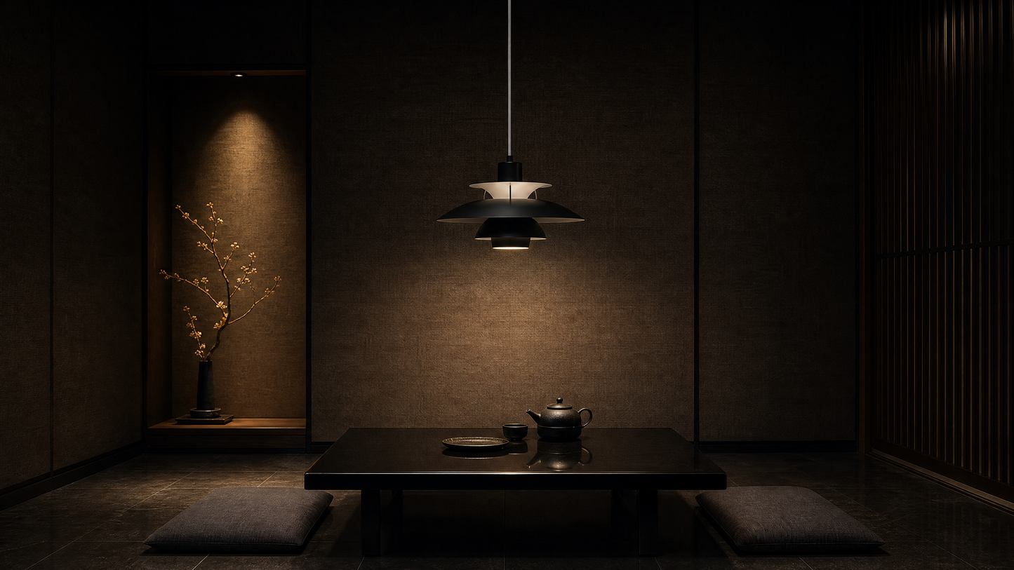 Scandinavian | Pendant Lamp with Umbrella Design & Colorful Finish | Stylish Lighting for Modern Indoor Spaces
