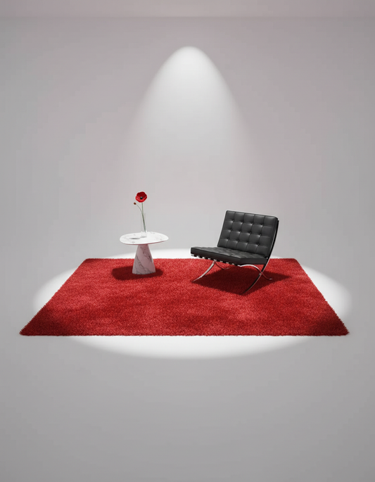 Plush Soft Indoor Rug with Non-Slip Base | Modern Wilton Design for Cozy Living Spaces
