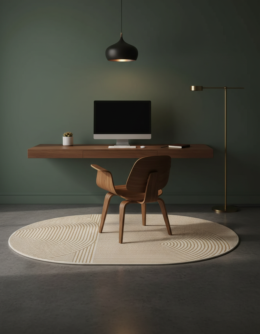 FlexGuard | Office Chair Floor Mat with Non-Slip Backing | Stylish Protection for Hard Floors and Carpets