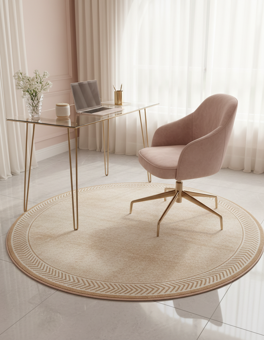 FlexGuard | Office Chair Floor Mat with Non-Slip Backing | Stylish Protection for Hard Floors and Carpets
