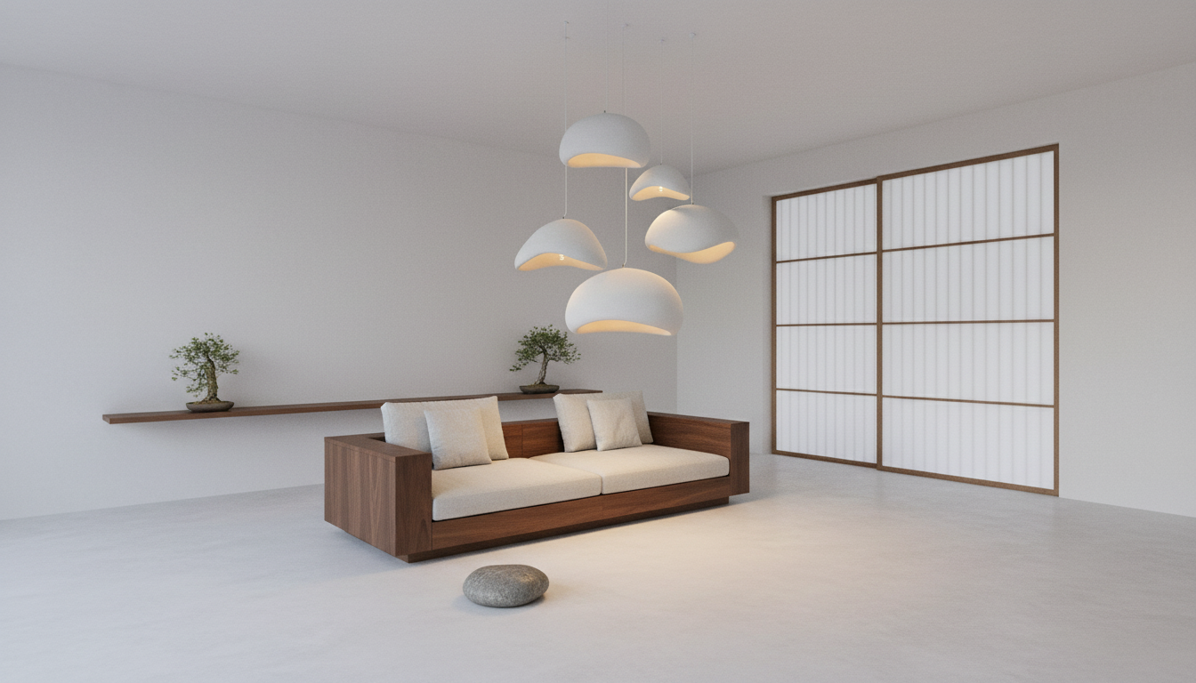 Cocoon | Pendant Lamp with Elegant Design & Warm Ambiance | Minimalist Ceiling Light Fixture for Timeless Beauty