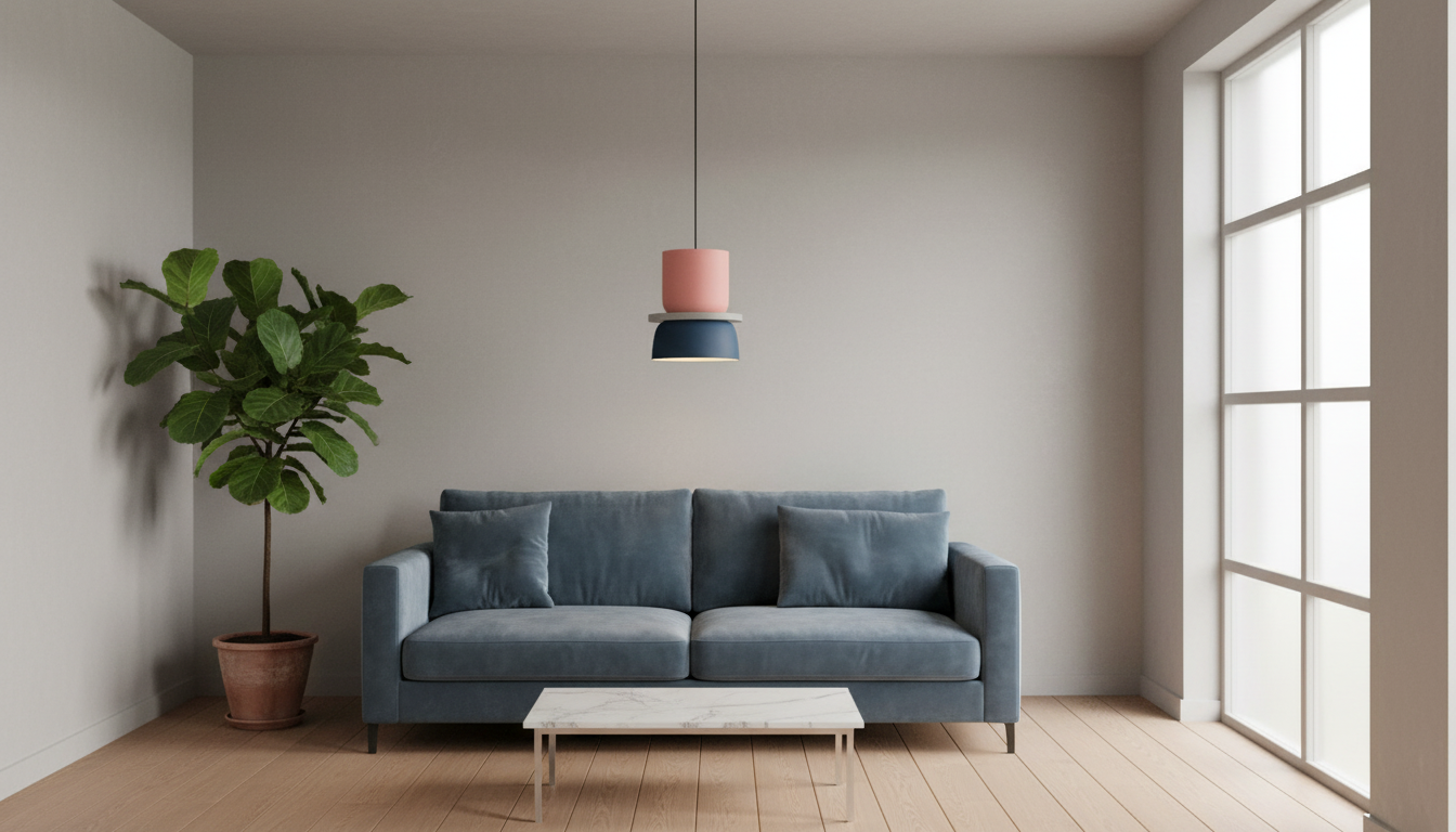 Nordic Collection | Colorful LED Pendant Light with Adjustable Cable | Modern Kitchen Pendant Lighting for Stylish Interiors