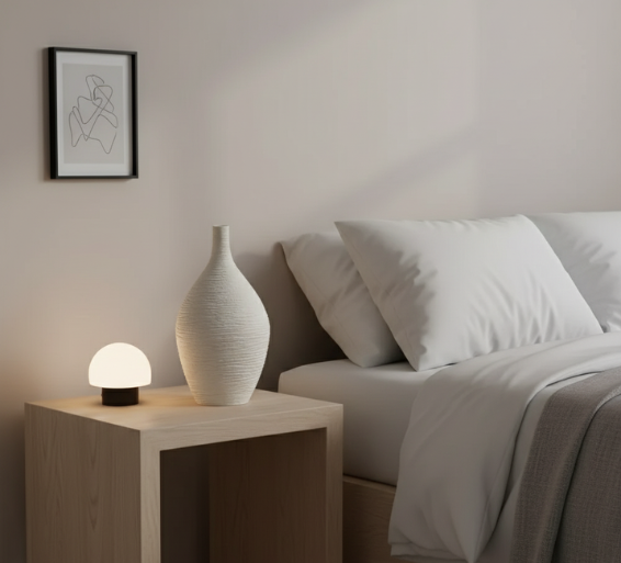 Ceramic Flower Vase with Nordic Design | Elegant Home Decor for Tranquil Spaces